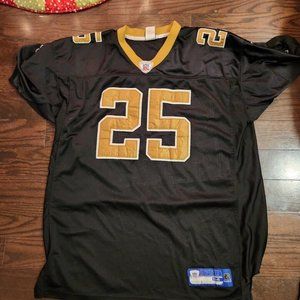 AUTHENTIC REGGIE BUSH #25 New Orleans SAINTS Reebok On Field NFL Jersey Size 54